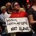A fan holds a sign that reads "Darren, Thank you for saving my life and showing me I'm not alone,"  during Sonic Lunch at the Michigan Theater on Thursday, June 13, 2013. Melanie Maxwell | AnnArbor.com 